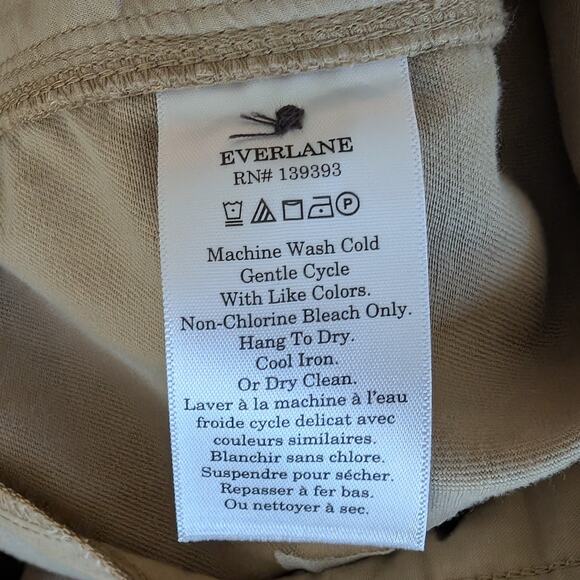 Everlane The Draper Pleated Wide Leg High Rise Pants in Buttersmooth , size 10R - Picture 8 of 9